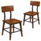 Flash Furniture Rustic Antique Walnut Industrial Wood Dining Chair, PK2 2-XU-DG-W0236-GG - alternate 5